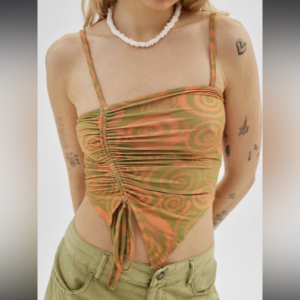 Urban Outfitters Cinched Asymmetrical Cami